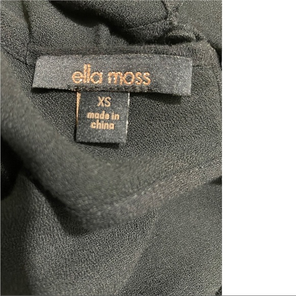 Ella Moss womens blouse Rayon size XS cutout bottom keyhole back sleeveless - Picture 8 of 9